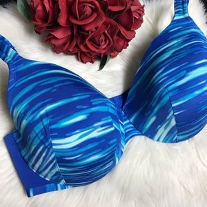 Cacique Intimates & Sleepwear - 🍁Cacique 42 DDD blue White Bra 🍁 Cacique Intimates & Sleepwear - 🍁Cacique 42 DDD blue White Bra 🍁